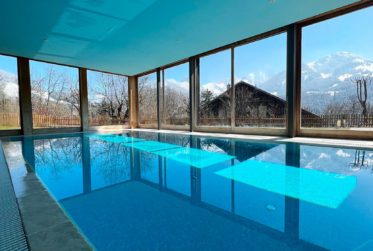 High-end apartment in Château-d'Oex with SPA and breathtaking vistas